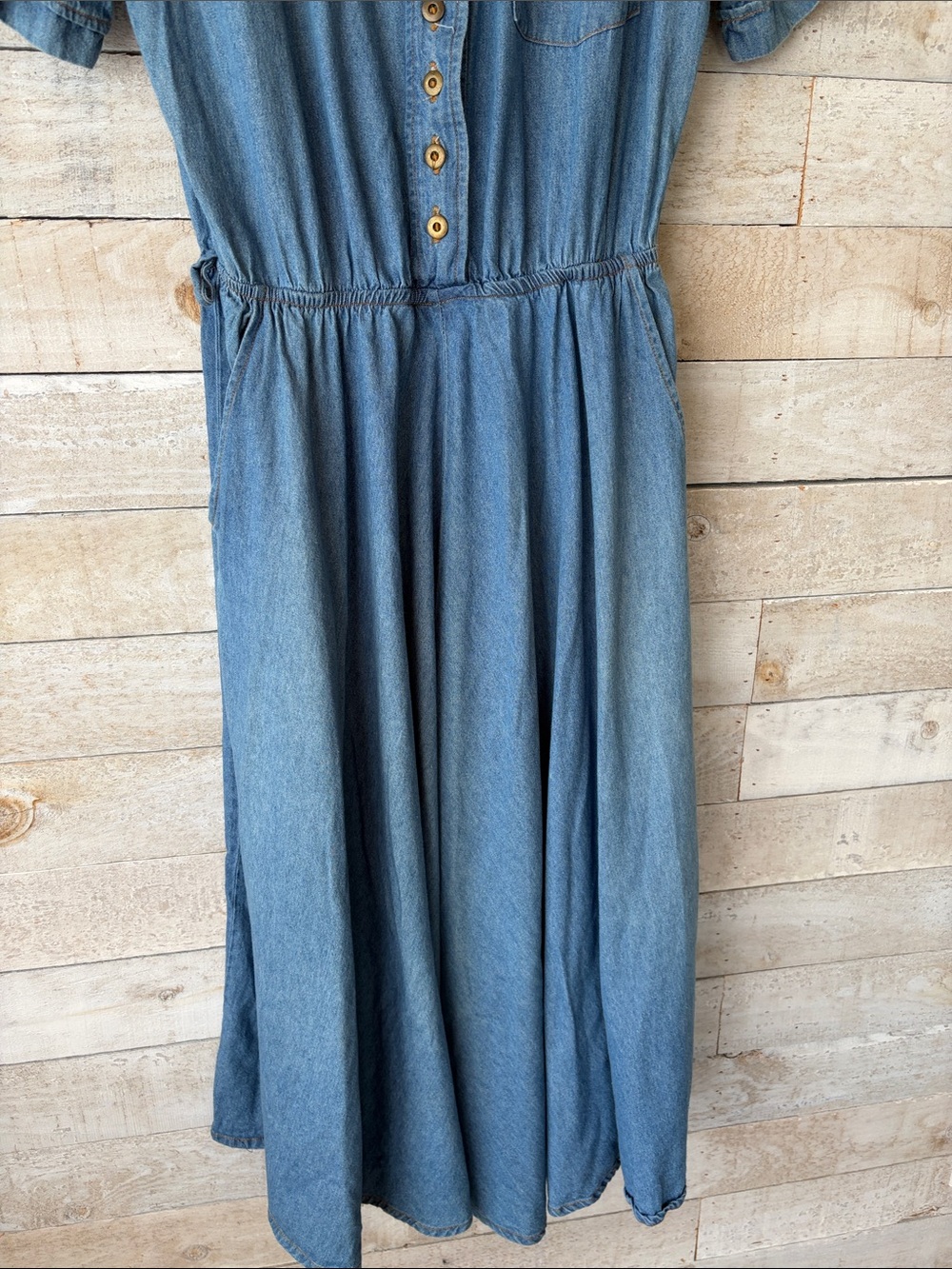 Festival fun at the stampede vintage denim dress - Picture 5 of 8